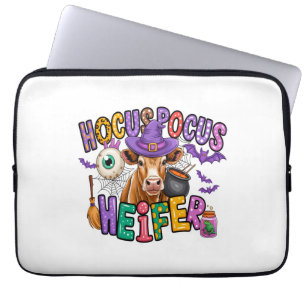 Hocus Pocus Kalf Halloween Koe Laptop Sleeve