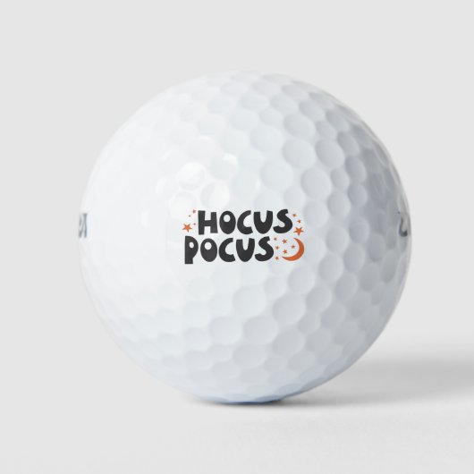 Hocus Pocus kattenpompoen halloween spook Golfballen (Voorkant)