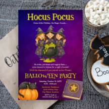 Hocus Pocus Kinder Halloween Party