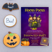 Hocus Pocus Kinder Halloween Party Kaart