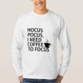Hocus Pocus Koffie Halloween T-shirt (Voorkant)