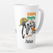 HOCUS POCUS KOFFIE TIJD HALLOWEEN SKELET HEKS LATTE MOK (Rechterhoek)