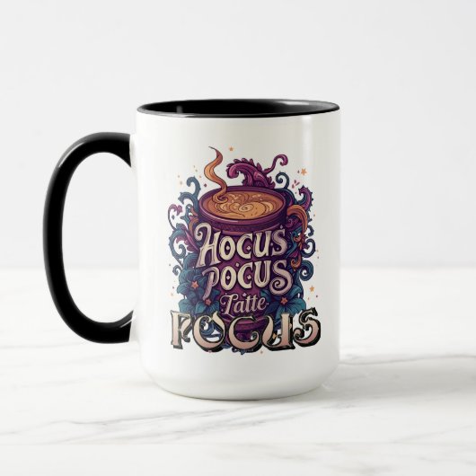 Hocus Pocus Latte Focus Douane Heks Coffee  Mok (Links)