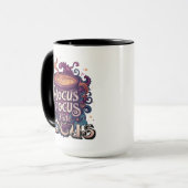 Hocus Pocus Latte Focus Douane Heks Coffee  Mok (Voorkant links)