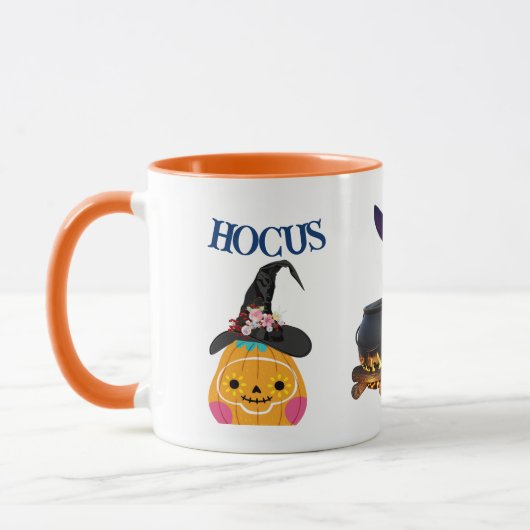 Hocus Pocus Magic Cauldron Heks Pet Fox Pompoen Mok (Links)