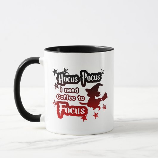 Hocus Pocus Magic Focus Modern Red & Black Mok (Links)