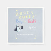 Hocus Pocus Magic Snowman Winter Gender onthulling Servet (Voorkant)