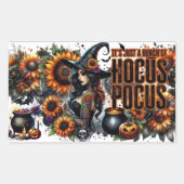 “Hocus Pocus Magic Vibes” Rechthoekige Sticker (Voorkant)