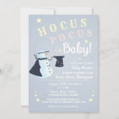 Hocus Pocus Magical Snowman Winter Baby shower Kaart (Voorkant)
