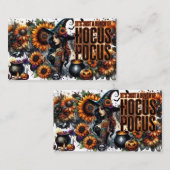 “Hocus Pocus Magische Vibe” Informatiekaartje (Voorkant / Achterkant)