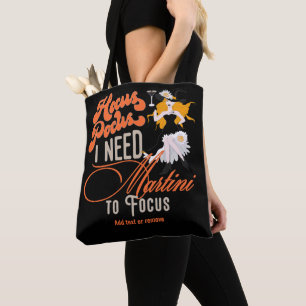 Hocus Pocus Martini richt zich op witchy cadeau Ha Tote Bag