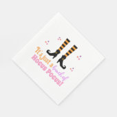 Hocus Pocus Modern Halloween Oranje Paarse quote Servet (Hoek)