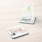 Hocus Pocus Modern Oranje en Black Halloween Bier Onderzetter (Rechterzijde)