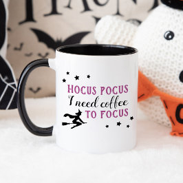 Hocus Pocus Modern Paars en Black Halloween Mok