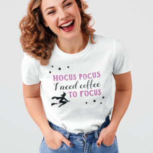 Hocus Pocus Modern Paars en Black Halloween T-shirt