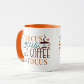 Hocus Pocus Moderne Grappige Koffie Halloween Mok (Voorkant links)