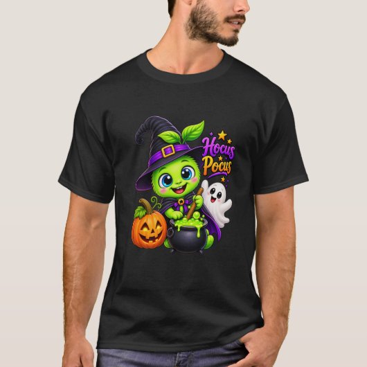 Hocus Pocus Mooie Halloween Heks T-Shirt (Voorkant)