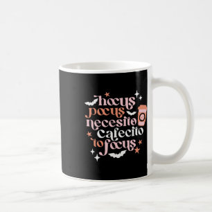 Hocus Pocus Necesito Cafecito voor Halloween Koffiemok