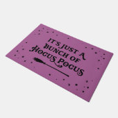 Hocus Pocus Paarse Halloween Quote Deurmat (Schuin)