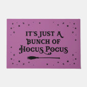 Hocus Pocus Paarse Halloween Quote Deurmat (Voorkant)