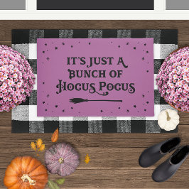 Hocus Pocus Paarse Halloween Quote Deurmat