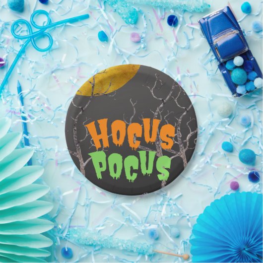 Hocus Pocus Paper Plate Papieren Bordje (Feest)