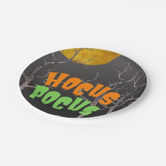 Hocus Pocus Paper Plate Papieren Bordje (Gekanteld)