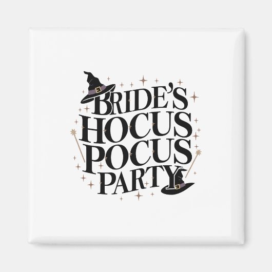 Hocus Pocus Party Bachelorette Halloween 1 Magneet (Voorkant)