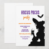 Hocus Pocus Party Halloween heksenfeest Kaart (Voorkant / Achterkant)