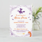 Hocus Pocus Party uitnodiging (Staand voorkant)