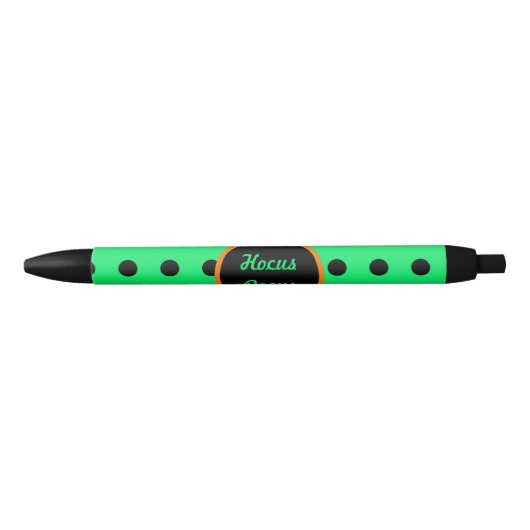 Hocus Pocus Pennen (Neon Groen & Zwart) (Voorkant)