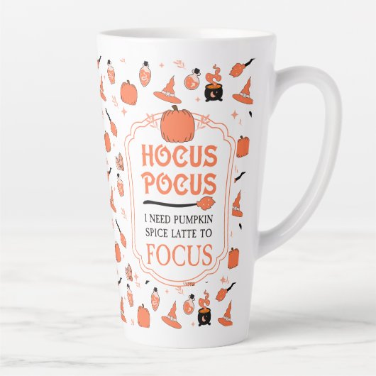 Hocus Pocus Pompoen Spice Latte om Herfst te focus Mok (Rechts)