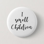 Hocus pocus quote Ik ruik kinderen Ronde Button 5,7 Cm (Voorkant)