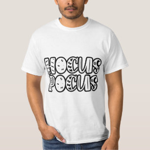 Hocus Pocus Retro Typografie T-Shirt - Minimalisti