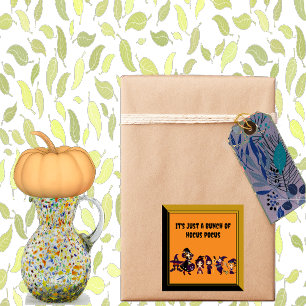 Hocus Pocus Schattige Halloween Heksenparade Spook Vierkante Sticker