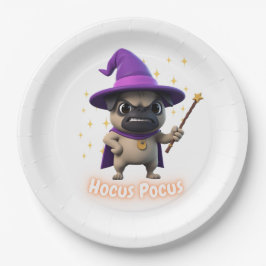 Hocus Pocus Schattige Halloween Pug Paper Bord