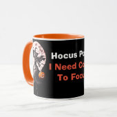 Hocus Pocus Schattigee hedendaagse Halloween heks  Mok (Voorkant links)