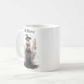 Hocus Pocus Sips: Halloween heks Gepersonaliseerd  Koffiemok (Voorkant links)