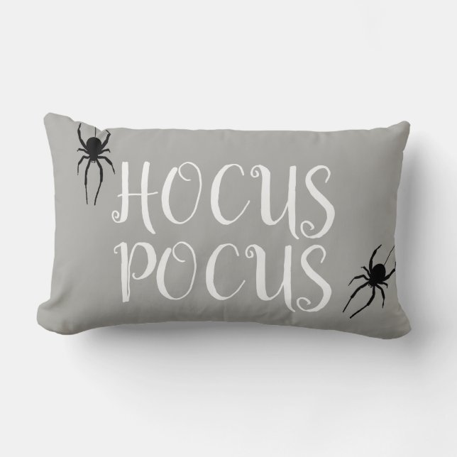 Hocus Pocus Spider Halloween Kussen (Voorkant)