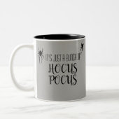 Hocus Pocus Spider Halloween Kussen Tweekleurige Koffiemok (Links)