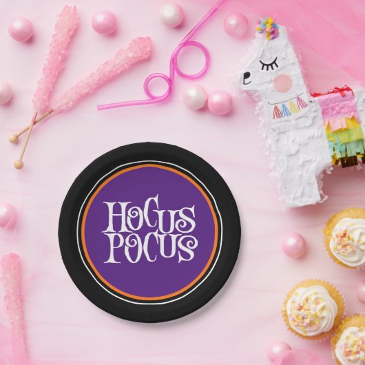 Hocus Pocus Spooky Paars Halloween Paper Bord (Feest)