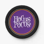 Hocus Pocus Spooky Paars Halloween Paper Bord (Voorkant)