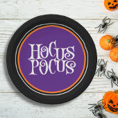 Hocus Pocus Spooky Paars Halloween Paper Bord
