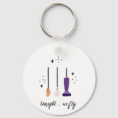 Hocus Pocus Vanavond vliegen we Sleutelhanger (Voorkant)