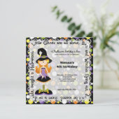 Hocus Pocus Verjaardagsfeest Kaart (Staand voorkant)