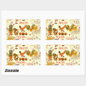 Hocus Pocus Wandering Heks Raven Balloon Jack Rechthoekige Sticker (Vel)