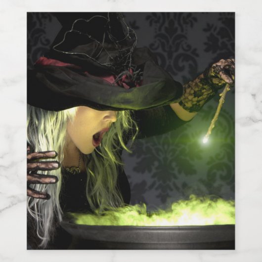 Hocus Pocus Wijn Etiket (Enkel label)