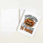 Hocus Pocus Wijnpompoen Halloween Shirt Ontwerp_1 Planner (Display)
