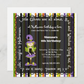 Hocus Pocus Witch Birthday (zwart) Kaart (Voorkant / Achterkant)