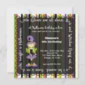 Hocus Pocus Witch Birthday (zwart) Kaart (Voorkant)